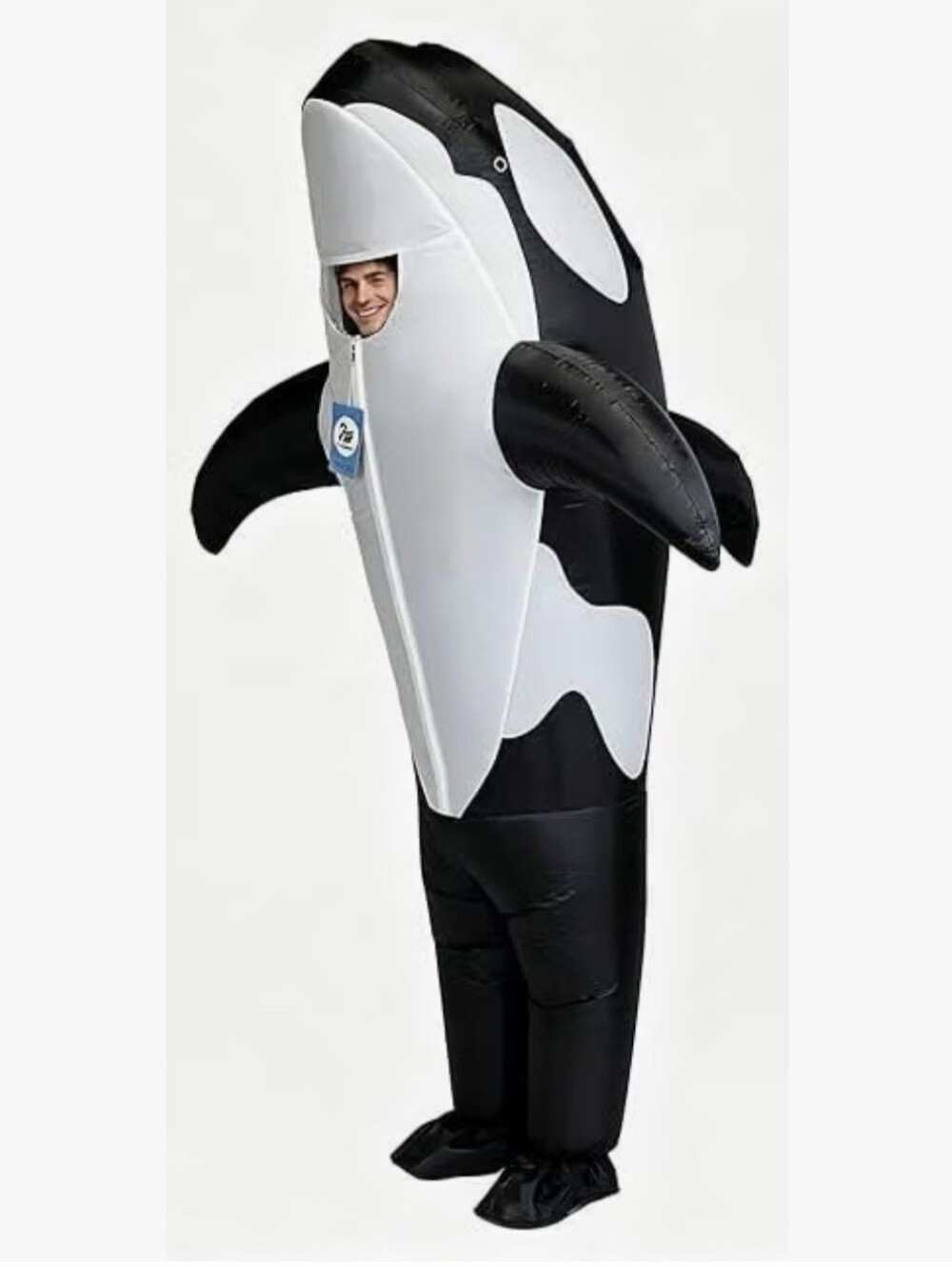NIB Adult Inflatable Orca Whale Halloween Costume